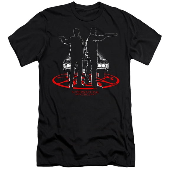 Supernatural - Silhouettes - Premium Slim Fit Short Sleeve Shirt - Medium