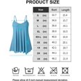 thumbnail image 2 of Débardeur Fluide pour Femme Camisole avec Spaghetti Réglable Casual Cami Débardeur, 2 of 7