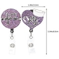 thumbnail image 2 of FOLOYORI 2Pcs Decorative Cards Holders Retractable Badge Reels For Workplace And Outdoor Activities, 2 of 8
