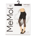 thumbnail image 7 of MeMoi Sheer Footless Capri Shaper Tights - Womens - Female, Small, Black, 7 of 7