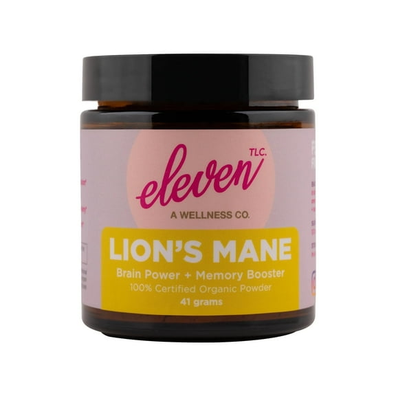 Eleven TLC, Organic Lion's Mane Full Spectrum Superfood Mushroom  Powder, Memory, Focus, Immune   Energy  (41G) 20 Servings