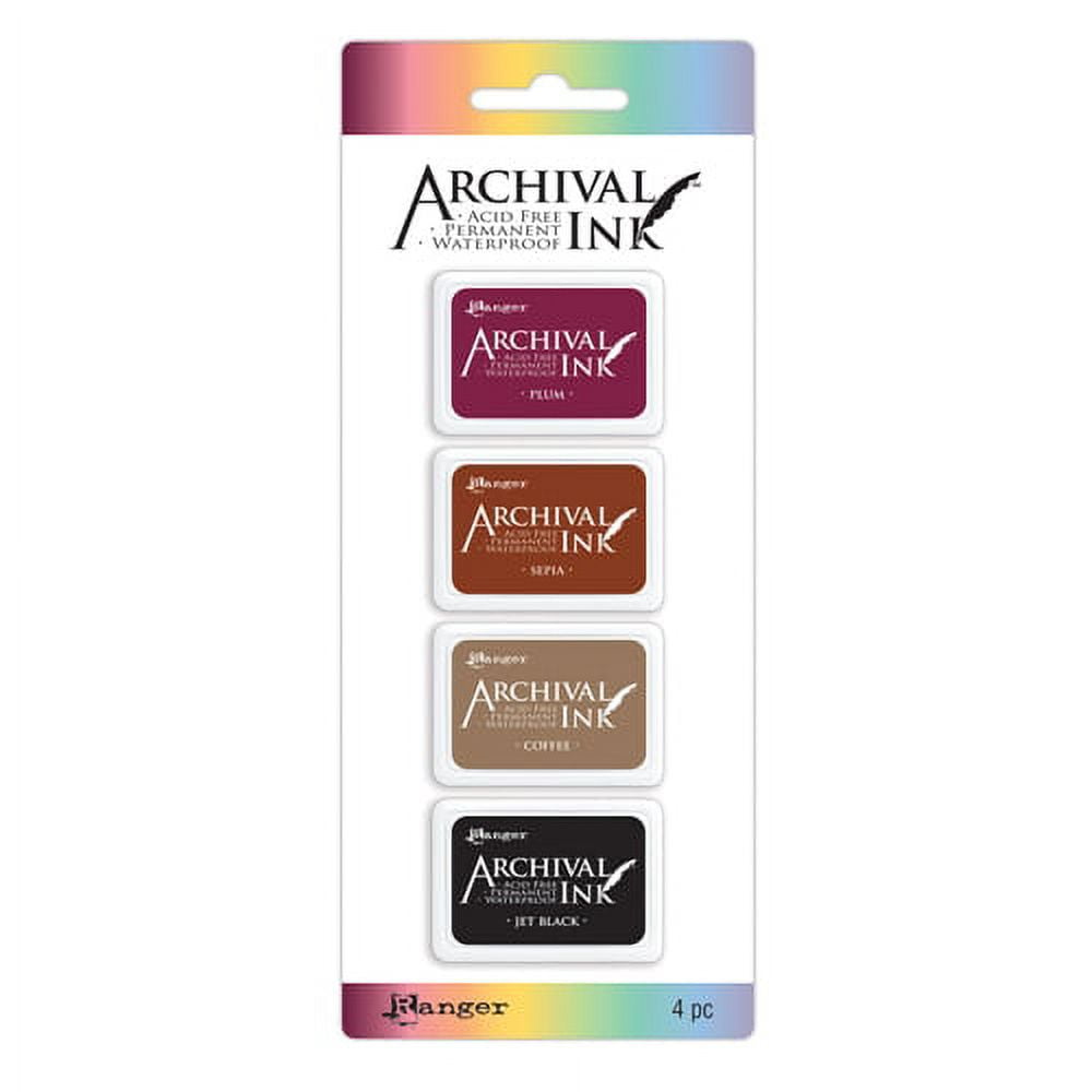 Ranger Archival Mini Ink Pads Kits 1-4 Bundle