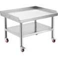 thumbnail image 1 of Table de Support de Gril en Acier Inoxydable 36*28 Pouces, pour Cuisine de Restaurant Commercial à Domicile avec Roue, 1 of 6