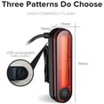 thumbnail image 4 of Bike Light,LED Bicycle USB Rechargeable Waterproof Headlight + Taillight Set Head Front Light Back Rear Lamp, 4 of 8