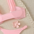 thumbnail image 7 of WRKEKC High Waist Bikini Sets for Women Drawstring Adjustable Push Up 2 Piece Swimsuit with Removable Cups Summer Beach Modest, 7 of 7