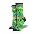 thumbnail image 2 of Chaussettes Graphiques Santasaurus Rex pour Femmes, 2 of 2