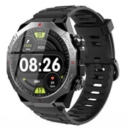Smartwatch for Men, 1.39'' with Bluetooth Answer Make Calls/120+ Sport Mode/30-Day Standby, Rugged Smartwatch fits for Android and iPhone Devices Black