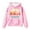 Pink, variant on Teen Girls Hoodies Sweatshirts Winter Warm Pullover With Pocket Cute Horse Print Long Sleeve Hooded Sweatshirt Kids Clothing Black Size 13-14T
