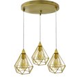 thumbnail image 1 of Lampara Colgante Vintage LUZ IDEAL Charola Rubí Gold, 1 of 4