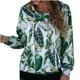 thumbnail image 1 of Blusa informal con bolsillo de manga larga y estampado de moda para mujer Pompotops  gfhjh6880, 1 of 9