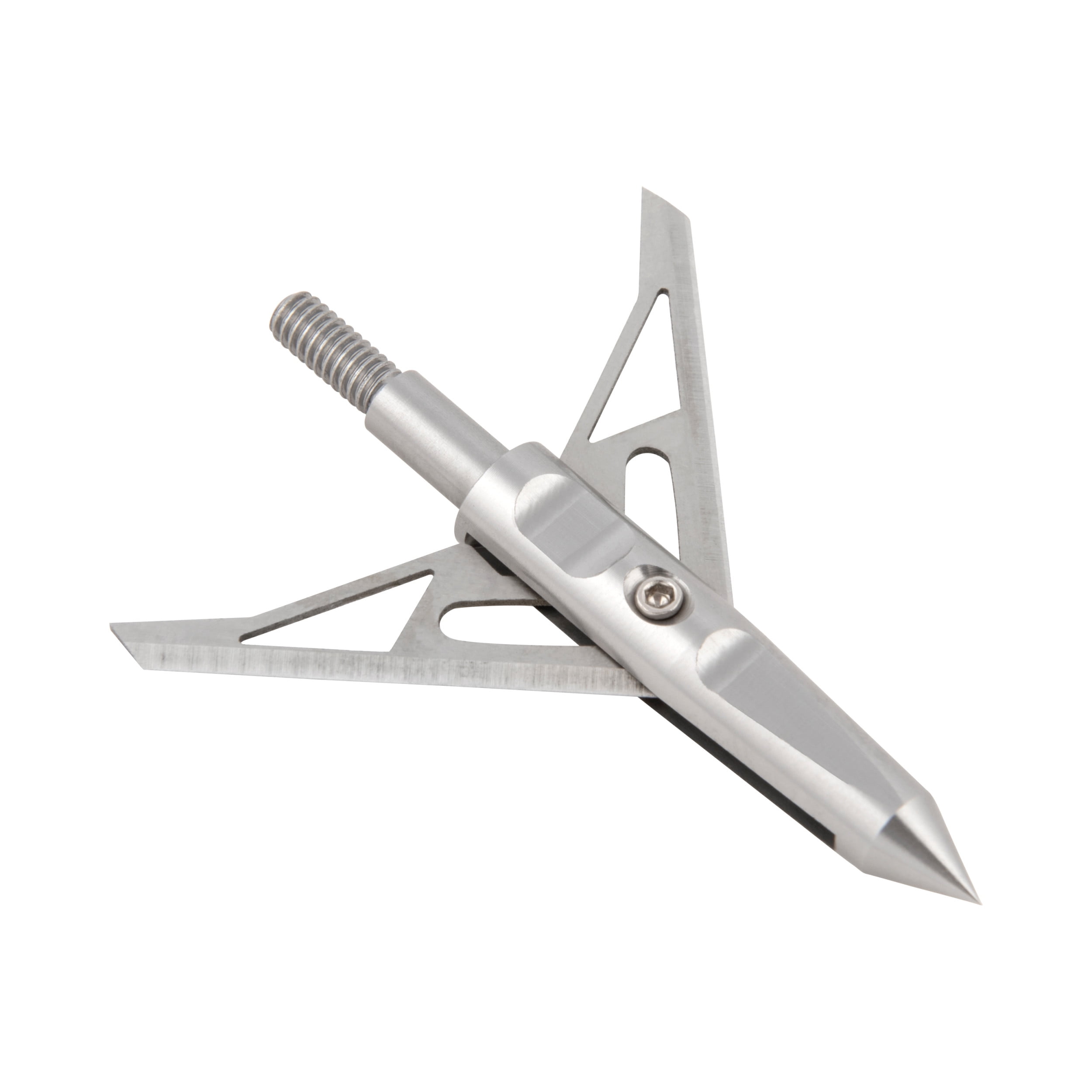 Stryke Vapor Rear Deploying 2-Blade Broadheads, 100-Grain, 3-Pack, Aluminum and Steel, 14786, Cool Gray