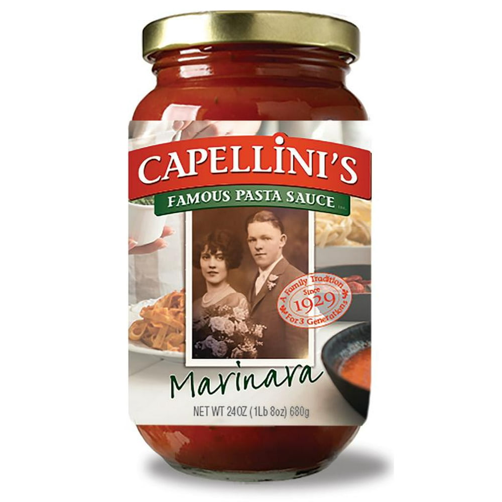 Capellini's Famous Marinara Pasta Sauce 24oz Jar
