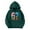 Dark Green, variant on 67 shirt G'irls Cartoon Ice Print Hooded Sweatshirt Long Sleeve Pocket Pullover Casual Athletic Outerwear