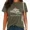C-Green, variant on UNISHE Women Reading Cat Print T-Shirts Book Lover Vintage Washed Tops Casual Short Sleeve Tees Gray, M