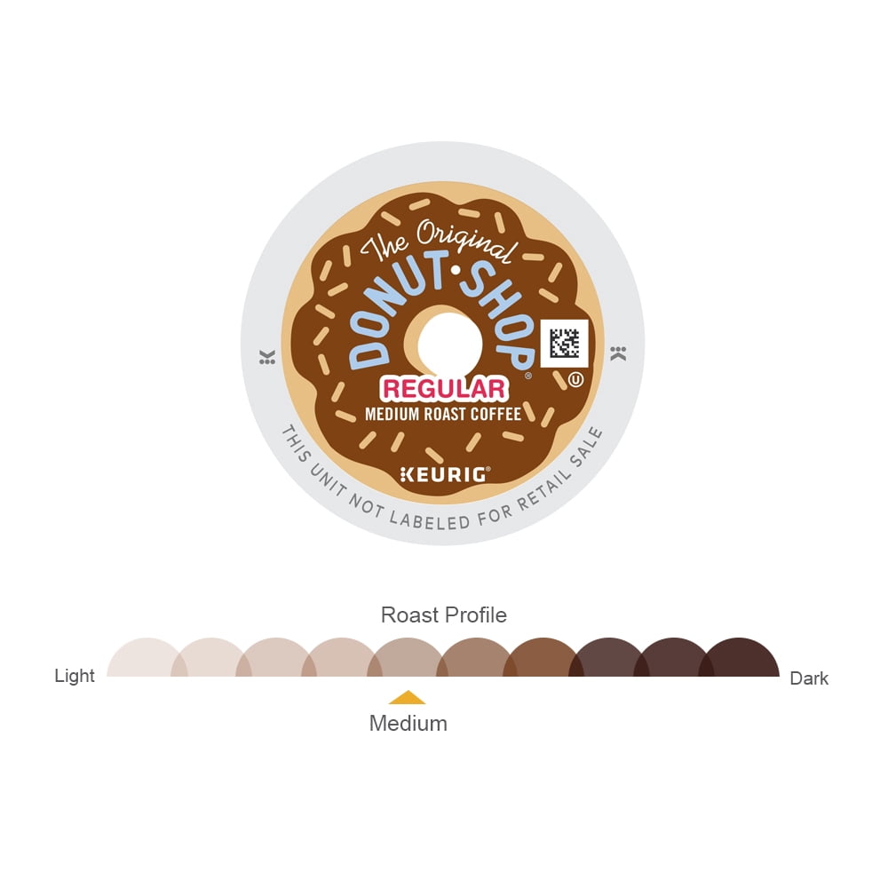 The Original Donut Shop Regular Keurig Single-Serve K-Cup Pods, Medium Roast Coffee, 3 Count