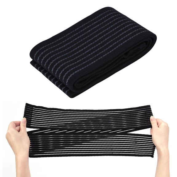 Knee Brace Guard, Compression Wrap Support Elastic High Elasticity for Basketball Volleyball Walking Running