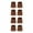 Brown_Free Size, variant on Gnmfd Chair Leg Cover Furniture Foot Mat Anti-Scratch Floor Protector Silicone Socks for Dining Table Chair, Noise-Reducing Foot Pads for Hardwood Tile Floors, Home Office Holiday Decor 1.2x0.96in
