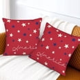thumbnail image 6 of 4th of July Pillow Covers 20x20 Set of 2, Memorial Day American Flag Stars Patriotic Throw Pillows Linen Outdoor Independence Day Decorative Cushion Case for Bed Couch Sofa Home Decor, 6 of 6