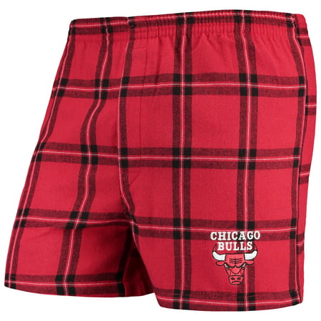 Chicago Bulls Concepts Sport Homestretch Flannel Boxer Shorts -
