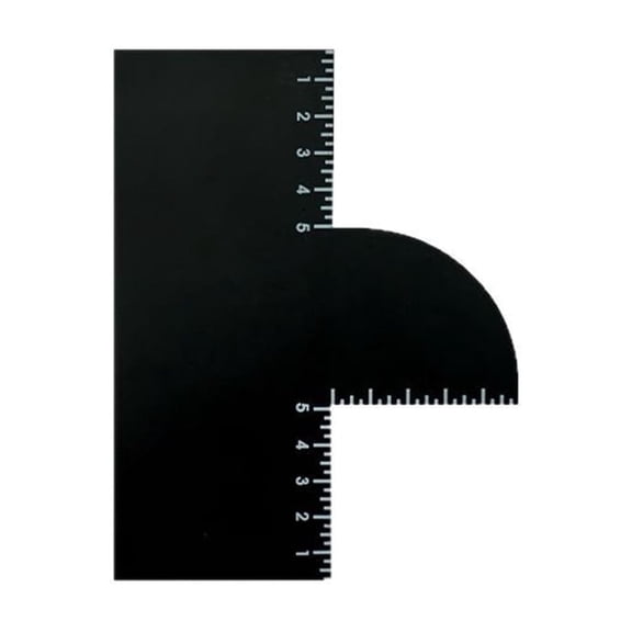 Zeiwohndc Durability PVC Hair Grooming Guide For Fade Haircuts And Edges Detailing