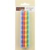 Bakery Crafts Wm Tall Striped Candle