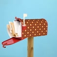 thumbnail image 4 of Lsque 60s and 70s Aesthetic Mailbox Cover Standard Size ,Magnetic Mailbox Covers Post Wraps Letter Box Cover -25.5x21 in, 4 of 9