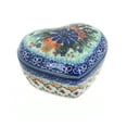 thumbnail image 2 of Blue Rose Polish Pottery Ashley Small Heart Box, 2 of 2