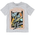thumbnail image 5 of Star Wars Little Boys T-Shirt and Mesh Shorts Outfit Set Little Kid to Big Kid, 5 of 5