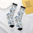 thumbnail image 4 of Goofa Balloon Vintage Pattern Children's Crew Socks, Kids' Daily Wear and Sports Socks, Breathable Socks, Sports Socks, Moisture-Wicking Socks for Children, 4 of 6