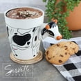 thumbnail image 2 of Servette Home Ceramic 3D Coffee Mug - Cute Cow Cup (White), 2 of 5