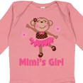 thumbnail image 4 of Inktastic Mimi's Girl monkey Girls Long Sleeve Baby Bodysuit, 4 of 5