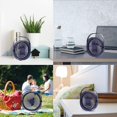 thumbnail image 5 of Ventilador USB, mini ventilador de mesa, ventilador silencioso de 3 velocidades, ventilador USB recargable portátil, ventilador para oficina, viajes, hogar TUNC Sencillez, 5 of 5