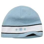 Athletic Works - Girls' Snowflake Stripe Beanie