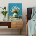 thumbnail image 5 of Qisvanset Daisies In Kettle Canvas Print 15.75x11.81 Inches, 5 of 8