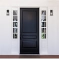 thumbnail image 2 of Worldwide Lighting  11 in. Edisto 1-Light Painted Outdoor Wall Sconce Lamp, Matte Black, 2 of 6