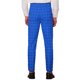 thumbnail image 3 of Pantalones de vestir de cuadros para hombre Inspire Chic, de corte delgado, frente plano, patrón de cuadros, azul, talla 34, 3 of 5