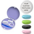 thumbnail image 1 of LAICAIW Aligner and Retainer Case, 50PCS Custom Personalized Logo Orthodontic Aligner Retainer Case Customized Mouthguard Protective Case with Any Image Logo and Text for Gift Business Logo, 1 of 7