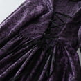thumbnail image 7 of FYEGRE Elegant Gothic Historical Court Gown for Halloween Party and Formal Evening Wear Purple M, 7 of 7