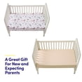 thumbnail image 3 of Crib & Toddler Extra Soft Microfiber Fitted Sheets for Standard Crib & Toddler Mattress Pad for Baby Girls and Boys, 2-Pack, 3 of 4