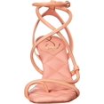 thumbnail image 2 of Sam Edelman Maven Clay Tubular Vamp Buckle Ankle Straps Flared Heeled Sandals (Clay, 5), 2 of 6