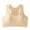 Beige, variant on SwiftWear Workout Sports Bras for Women Wirefree Bras Push Up Bras for Women Beige Seamless Sports Bras,M-XL