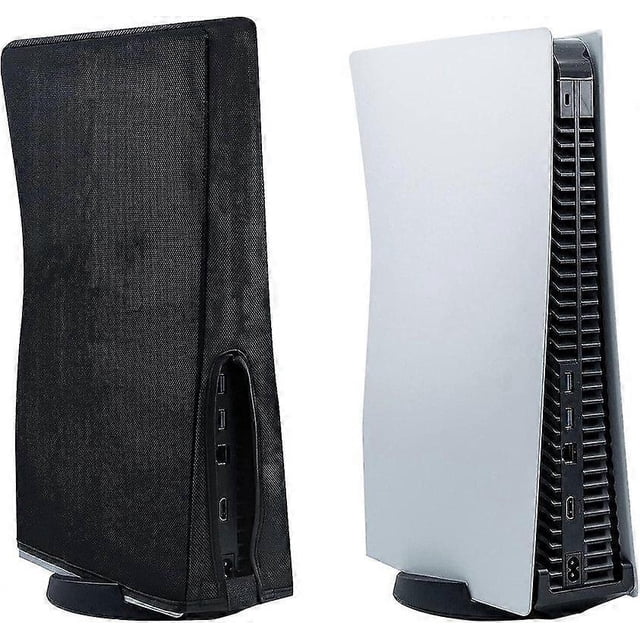 Funda antipolvo para PS5, funda protectora de corte preciso, resistente a arañazos e impermeable para PS5 Digital Edition y Ultra HD Edition.