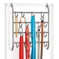 thumbnail image 3 of Lynk Over Door Hooks Rack - 16 Hook Over Door Hanger - Over Door Towel Rack - Over Door Hooks for Hanging Towels or Clothes - Over Door Towel Racks - For Bathroom, Bedroom or Laundry Room (Bronze), 3 of 9