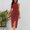 Red, variant on Jerdar Women's Fashion Sleeveless Stand Collar Slit Irregularity Gown Dresses M