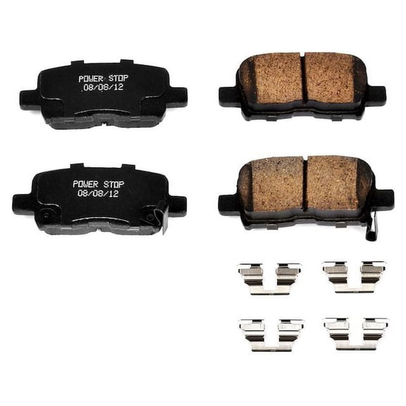 Rear Brake Pad Set - Compatible with 2003 - 2008 Honda Pilot 2004 2005 2006 2007