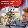 thumbnail image 6 of LEGO NINJAGO Rogue’s Mech Dragon Rider Building Toy - Dragons Rising Play Set & 4 Ninja Toy Minifigures for Boys & Girls, Ages 8+ - 2 Ways to Build & Play - Gift Idea for Birthdays - 71843, 6 of 8