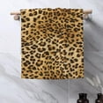 thumbnail image 4 of Hand Towels Set of 2 Leopard Pattern Hand Towels for Bathroom Soft Absorbent Decorative Hand Bath Towels Dish Towels for Kitchen Sports Gym Yoga Home Decor 14 x 28 in, 4 of 6