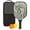 Black-3, variant on Pickleball Paddles Set Of 1, Fiberglass Surface, Liquid & Marble Print, 1 Paddles, 2 Balls & Bag