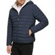 thumbnail image 4 of Chaqueta Calvin Klein para hombre, acolchada, con capucha, color azul marino, 4 of 4