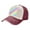 Dark Red, variant on Men Women Rainbow Stripe Baseball Cap Golf Dad Hat Adjustable Low Profile Cotton Hat